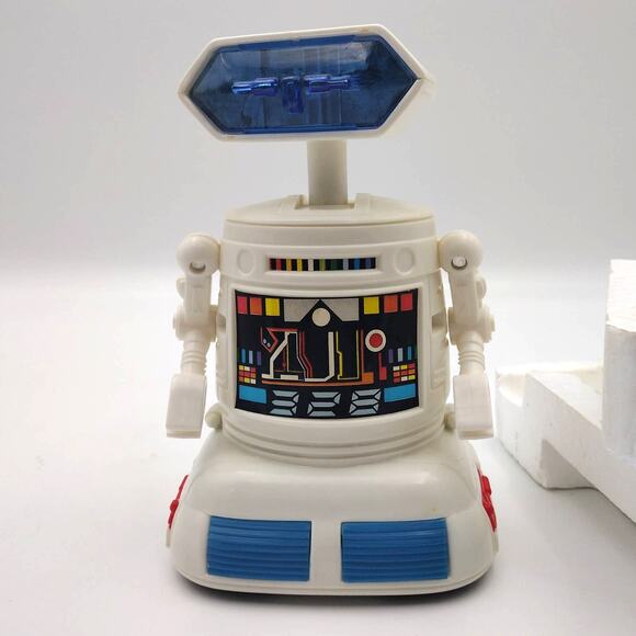 Blue-Box Battery Operated Bumpbot Household Robot Mystery Action Does Not Work - Picture 8 of 11